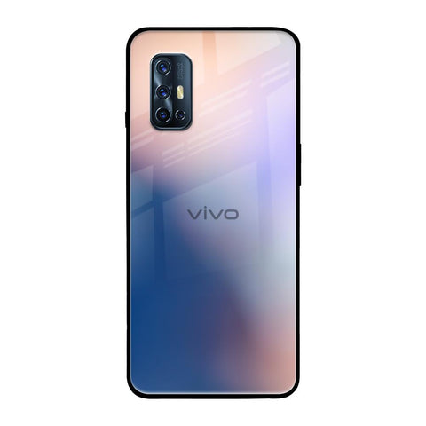 Blue Mauve Gradient Vivo V17 Glass Back Cover Online