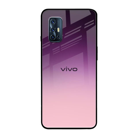 Purple Gradient Vivo V17 Glass Back Cover Online