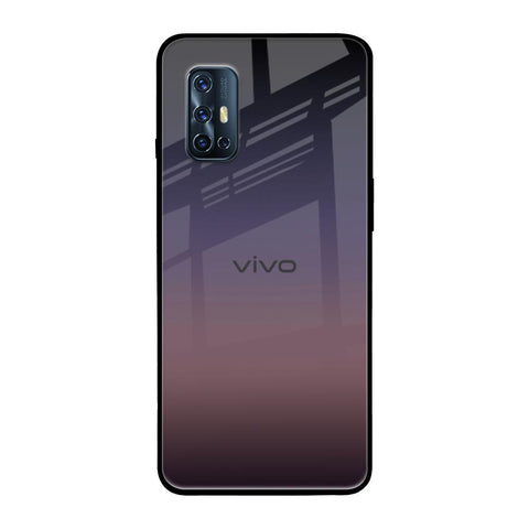 Grey Ombre Vivo V17 Glass Back Cover Online