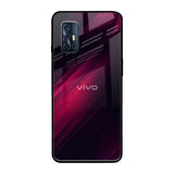 Razor Black Vivo V17 Glass Back Cover Online