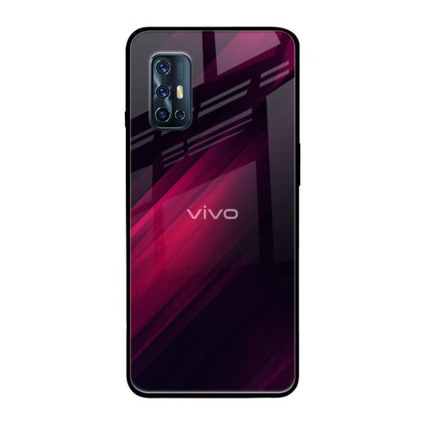Razor Black Vivo V17 Glass Back Cover Online