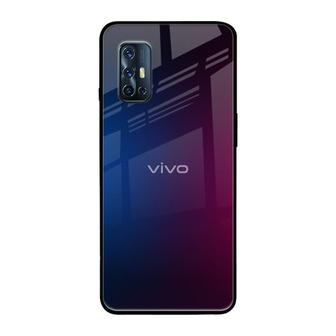 Mix Gradient Shade Vivo V17 Glass Back Cover Online