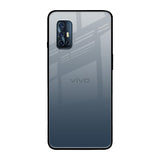 Smokey Grey Color Vivo V17 Glass Back Cover Online