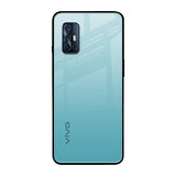 Arctic Blue Vivo V17 Glass Back Cover Online