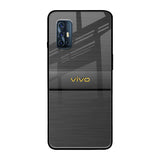 Grey Metallic Glass Vivo V17 Glass Back Cover Online