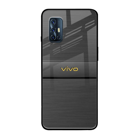 Grey Metallic Glass Vivo V17 Glass Back Cover Online