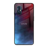 Smokey Watercolor Vivo V17 Glass Back Cover Online