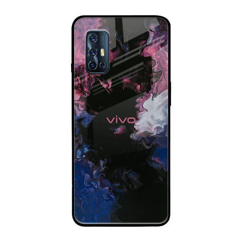 Smudge Brush Vivo V17 Glass Back Cover Online