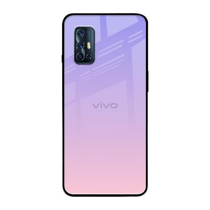 Lavender Gradient Vivo V17 Glass Back Cover Online