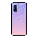 Lavender Gradient Vivo V17 Glass Back Cover Online