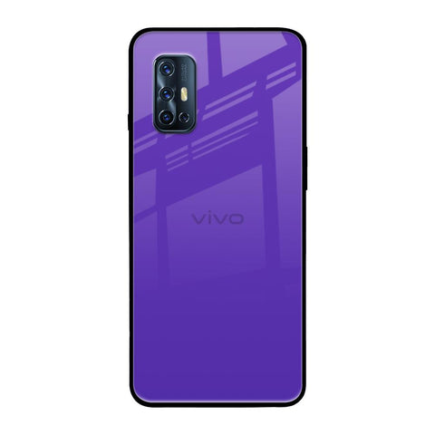 Amethyst Purple Vivo V17 Glass Back Cover Online