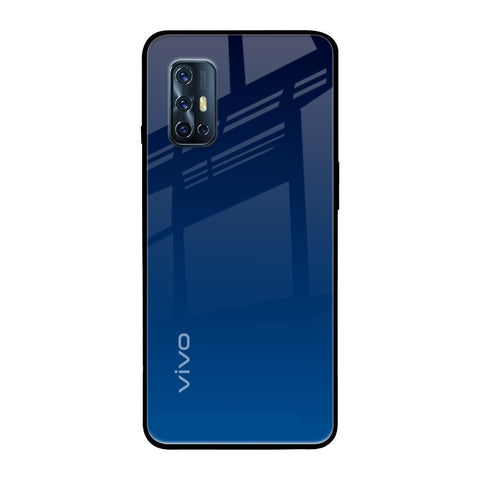 Very Blue Vivo V17 Glass Back Cover Online