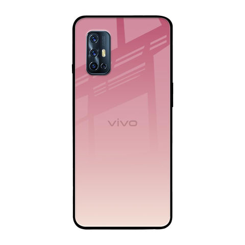 Blooming Pink Vivo V17 Glass Back Cover Online