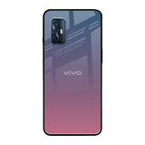 Pastel Gradient Vivo V17 Glass Back Cover Online