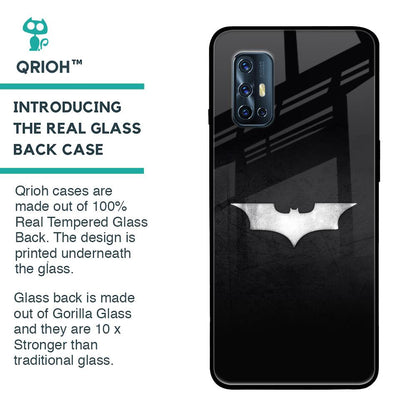 Super Hero Logo Glass Case for Vivo V17