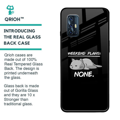 Weekend Plans Glass Case for Vivo V17