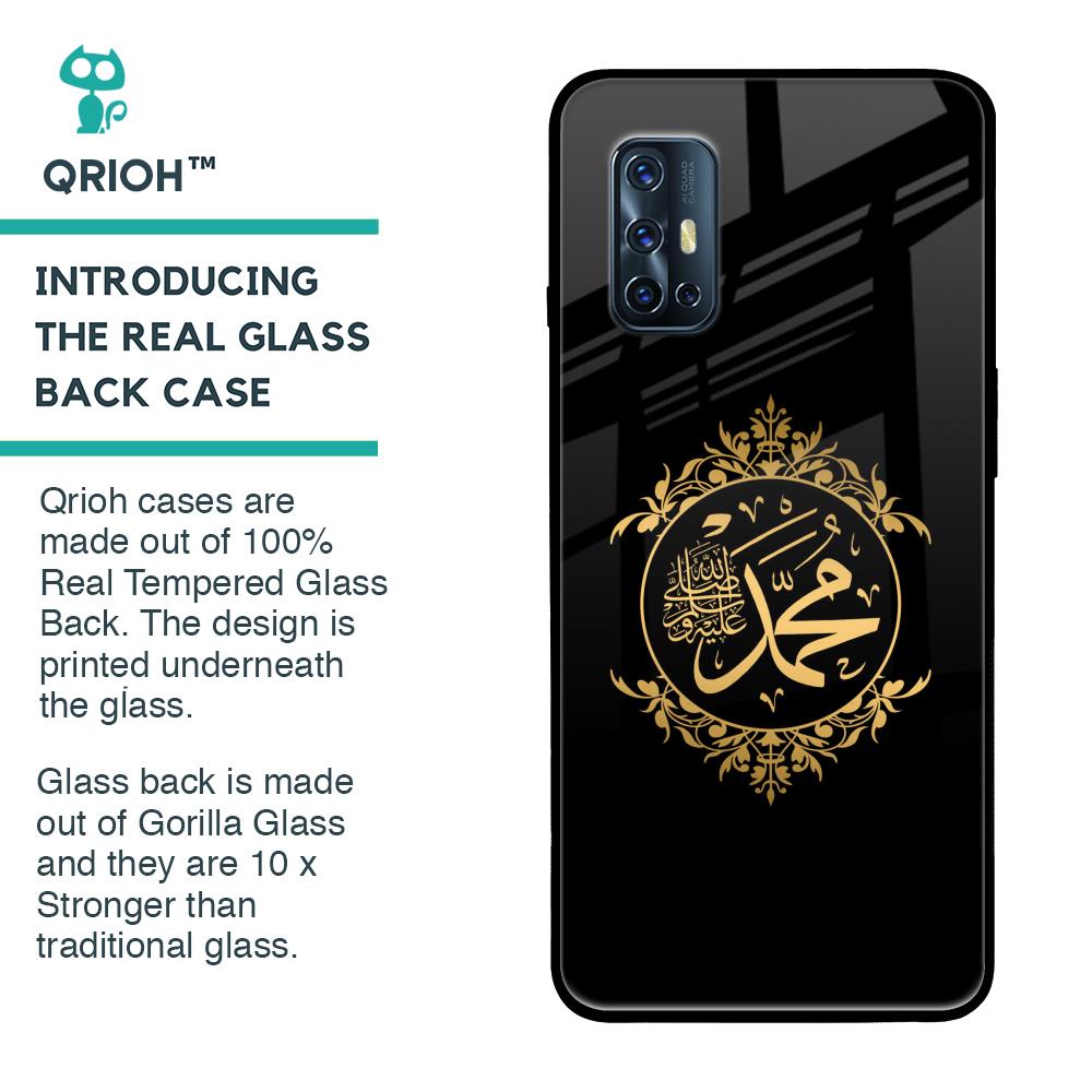 Islamic Calligraphy Glass Case for Vivo V17