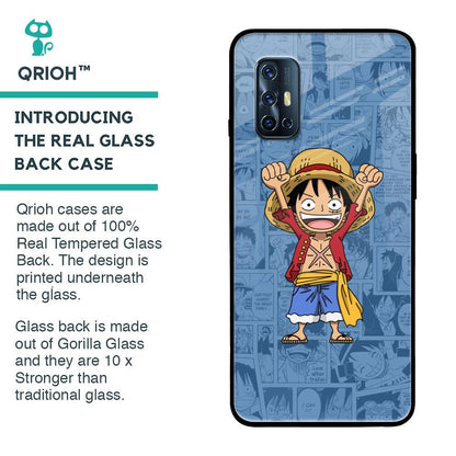 Chubby Anime Glass Case for Vivo V17