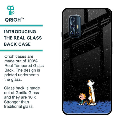Night Sky Star Glass Case for Vivo V17