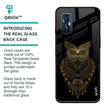 Golden Owl Glass Case for Vivo V17
