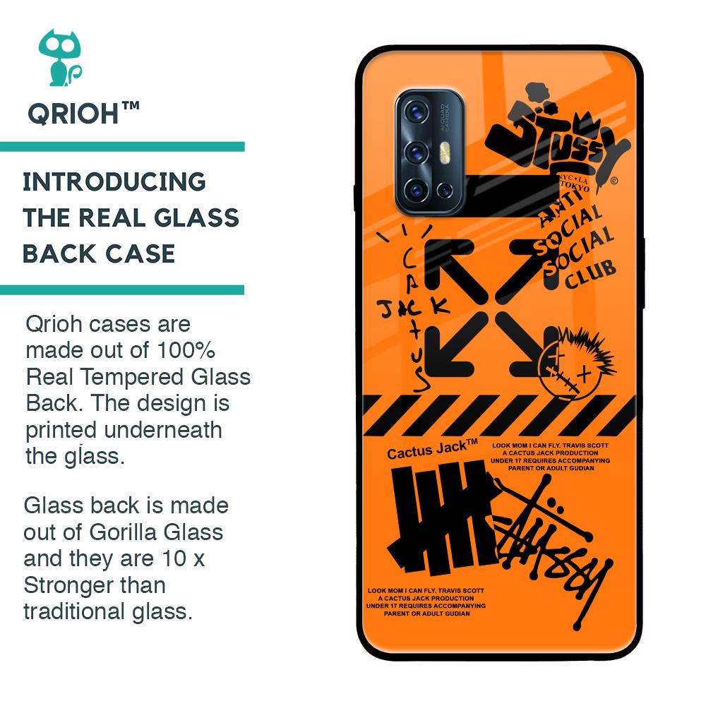 Anti Social Club Glass Case for Vivo V17