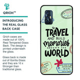 Travel Stamps Glass Case for Vivo V17