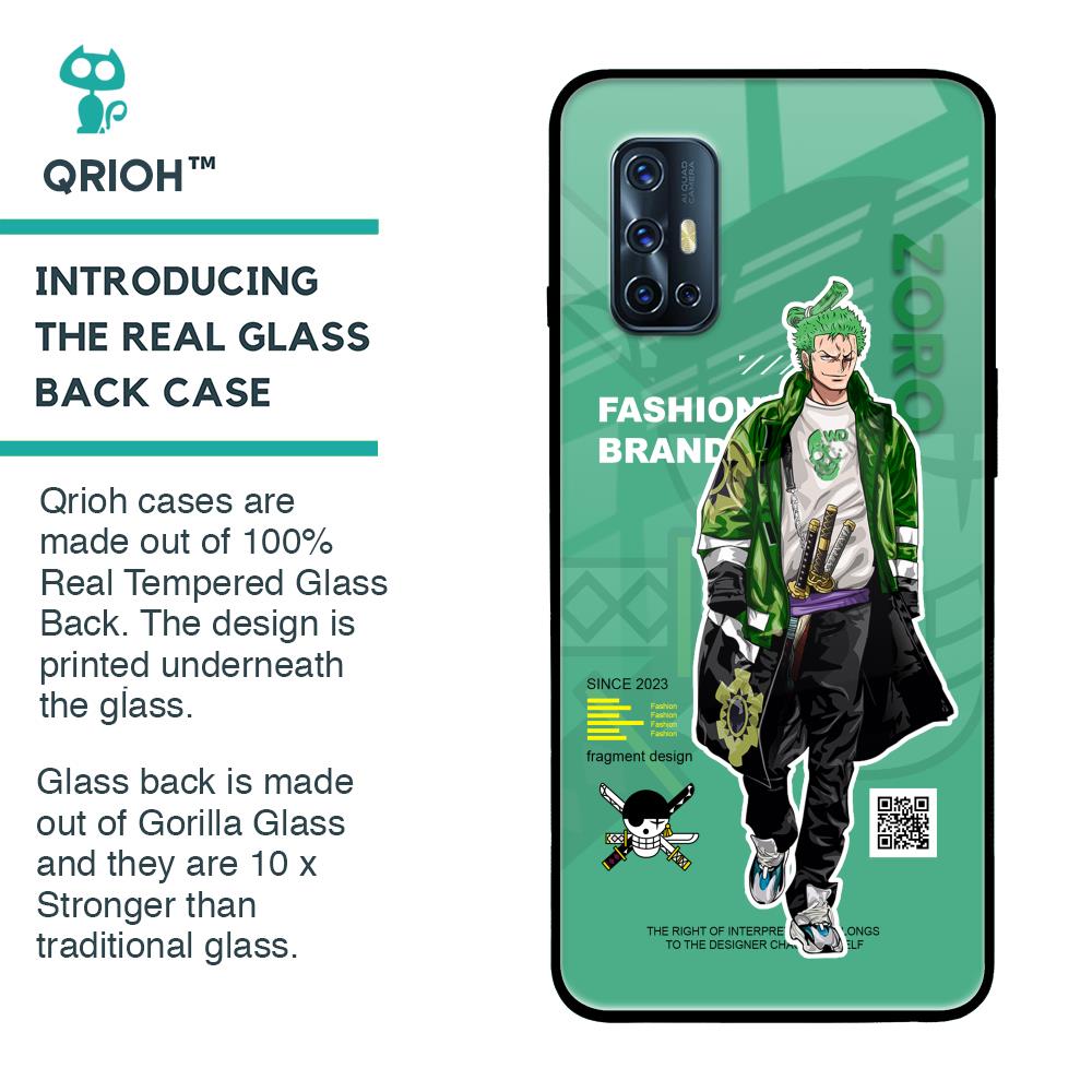 Zoro Bape Glass Case for Vivo V17