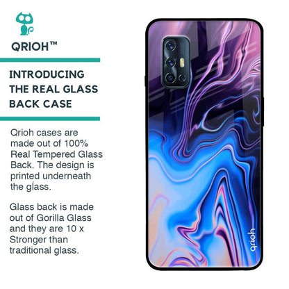 Psychic Texture Glass Case for Vivo V17