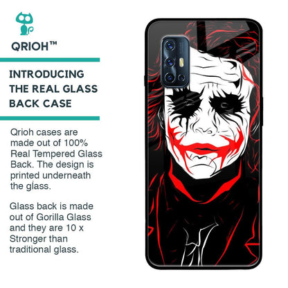 Life In Dark Glass Case For Vivo V17