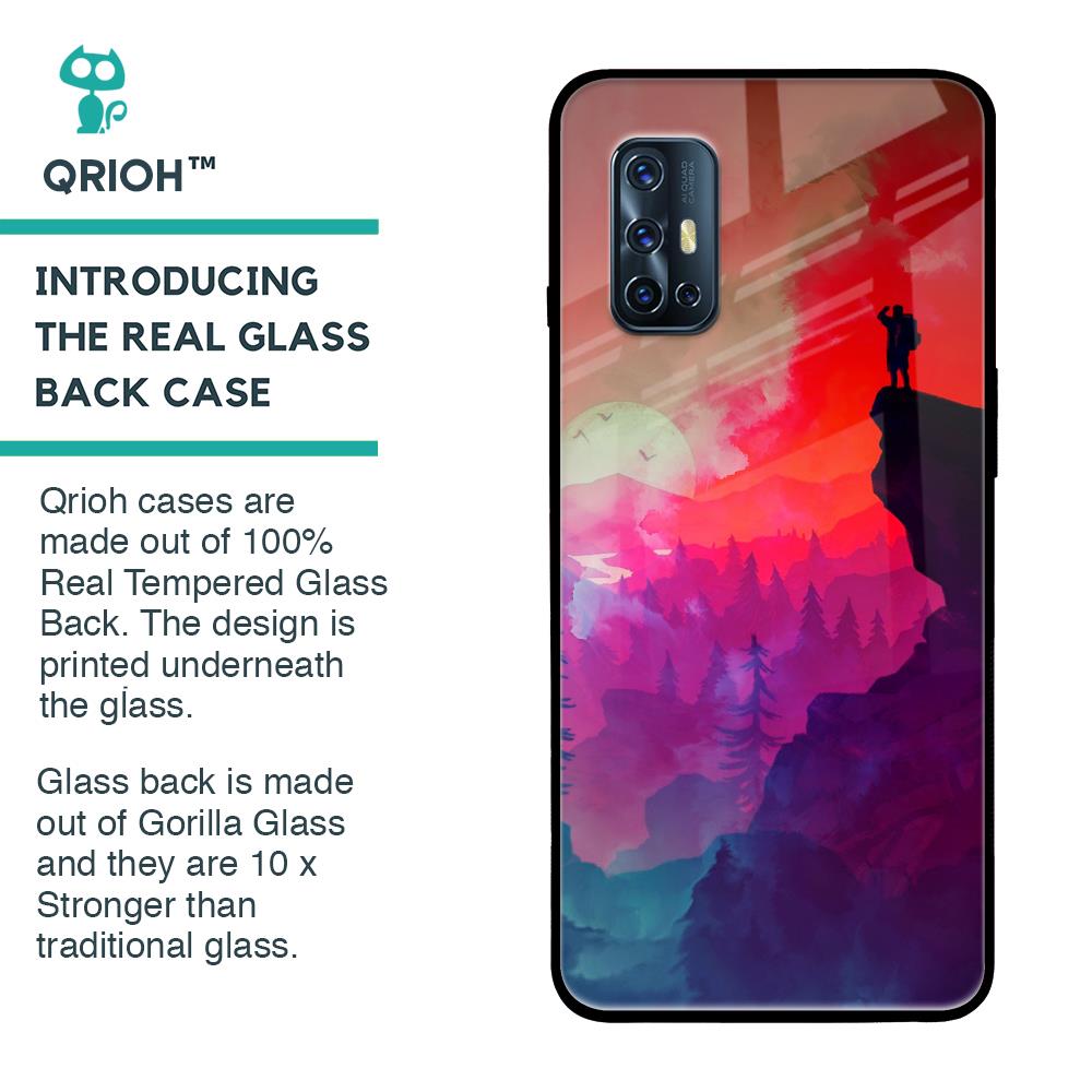 Dream So High Glass Case For Vivo V17