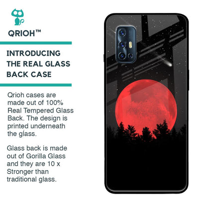 Moonlight Aesthetic Glass Case For Vivo V17