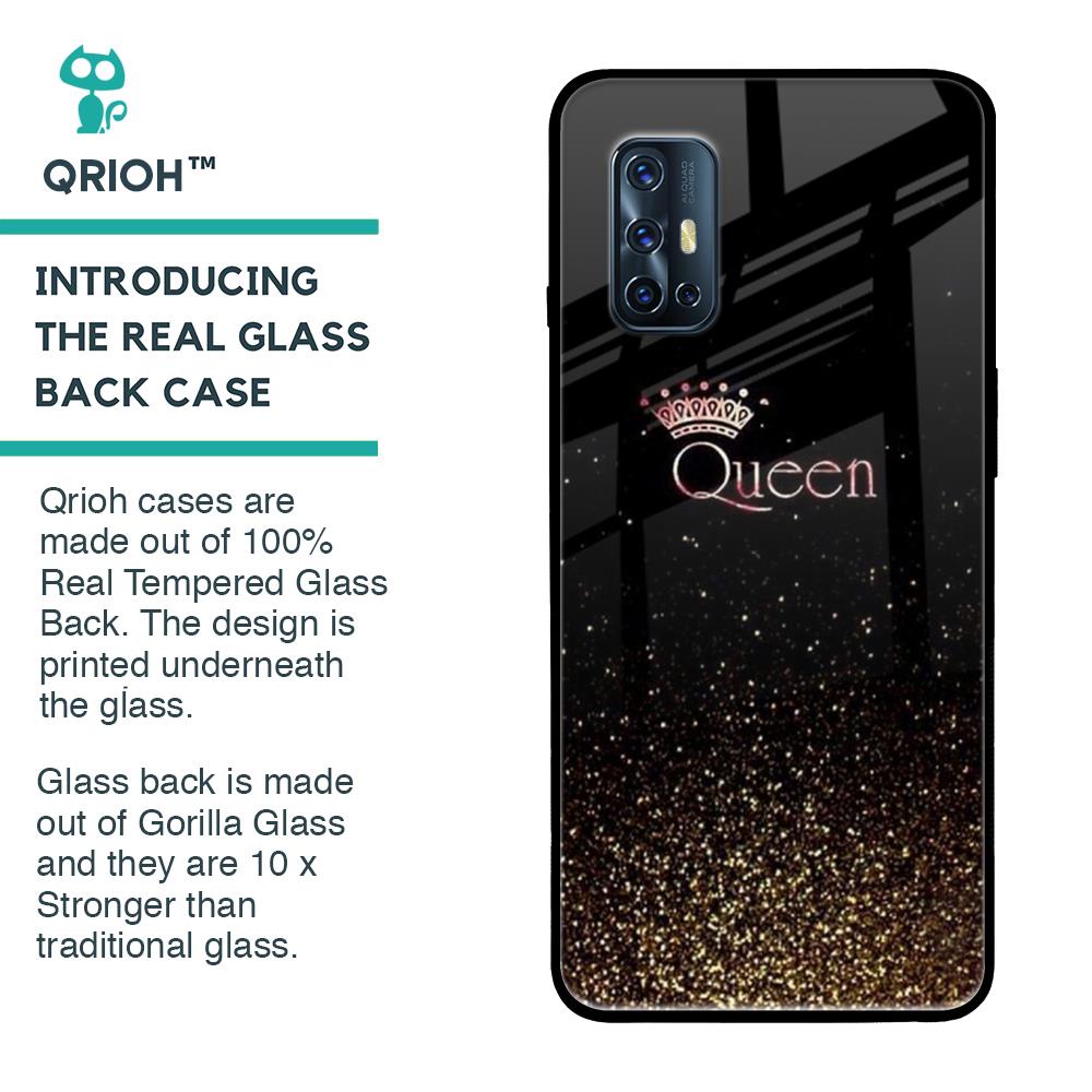 I Am The Queen Glass case for Vivo V17