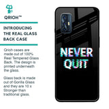Never Quit Glass Case For Vivo V17