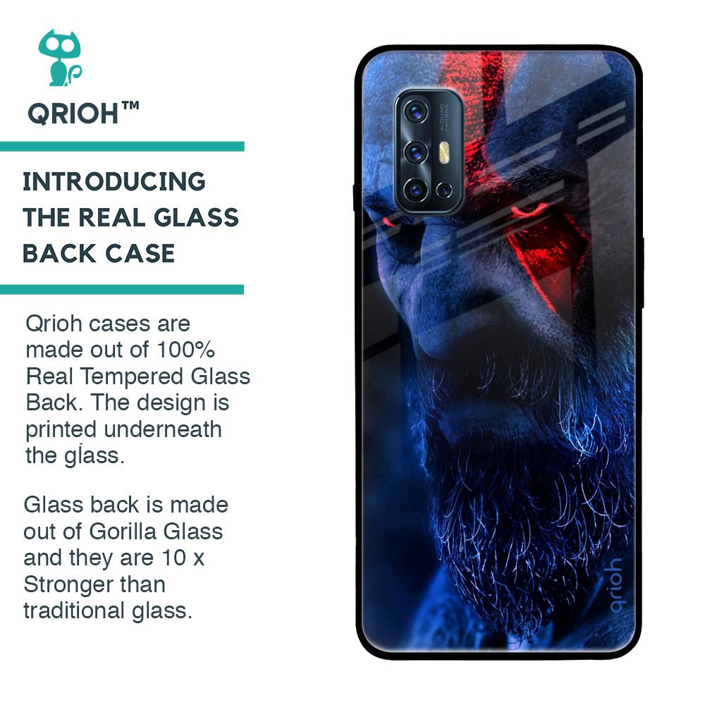 God Of War Glass Case For Vivo V17