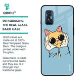 Adorable Cute Kitty Glass Case For Vivo V17
