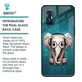 Adorable Baby Elephant Glass Case For Vivo V17