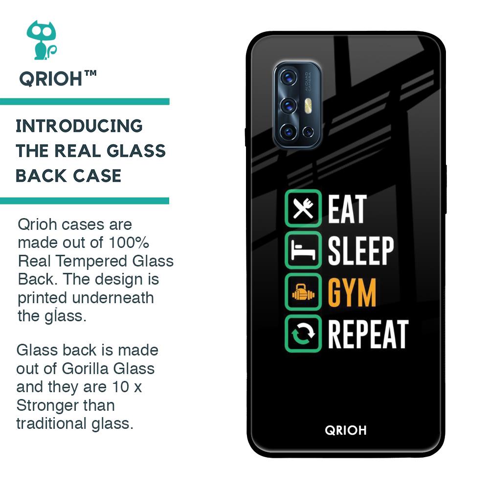 Daily Routine Glass Case for Vivo V17