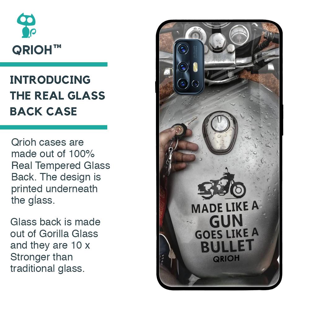 Royal Bike Glass Case for Vivo V17