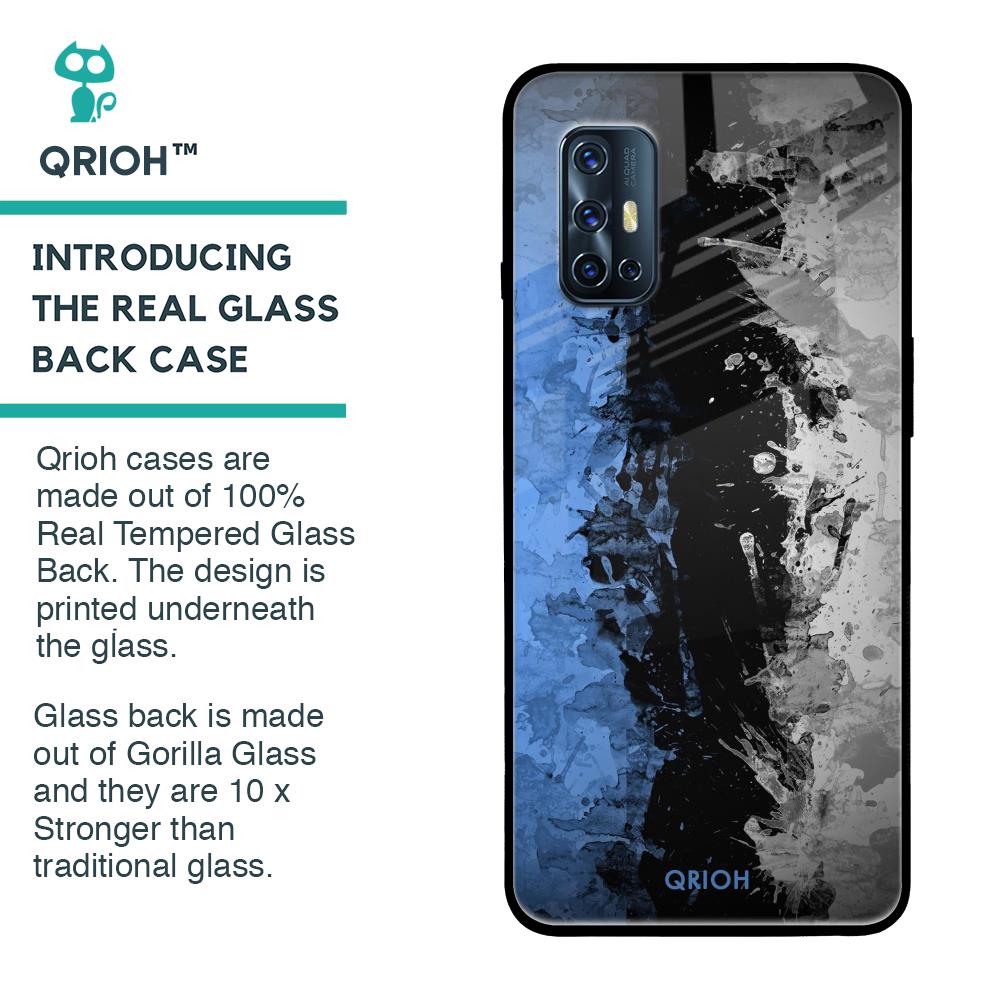 Dark Grunge Glass Case for Vivo V17