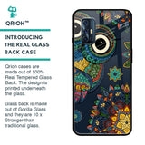 Owl Art Glass Case for Vivo V17
