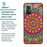 Elegant Mandala Glass Case for Vivo V17