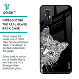 Kitten Mandala Glass Case for Vivo V17