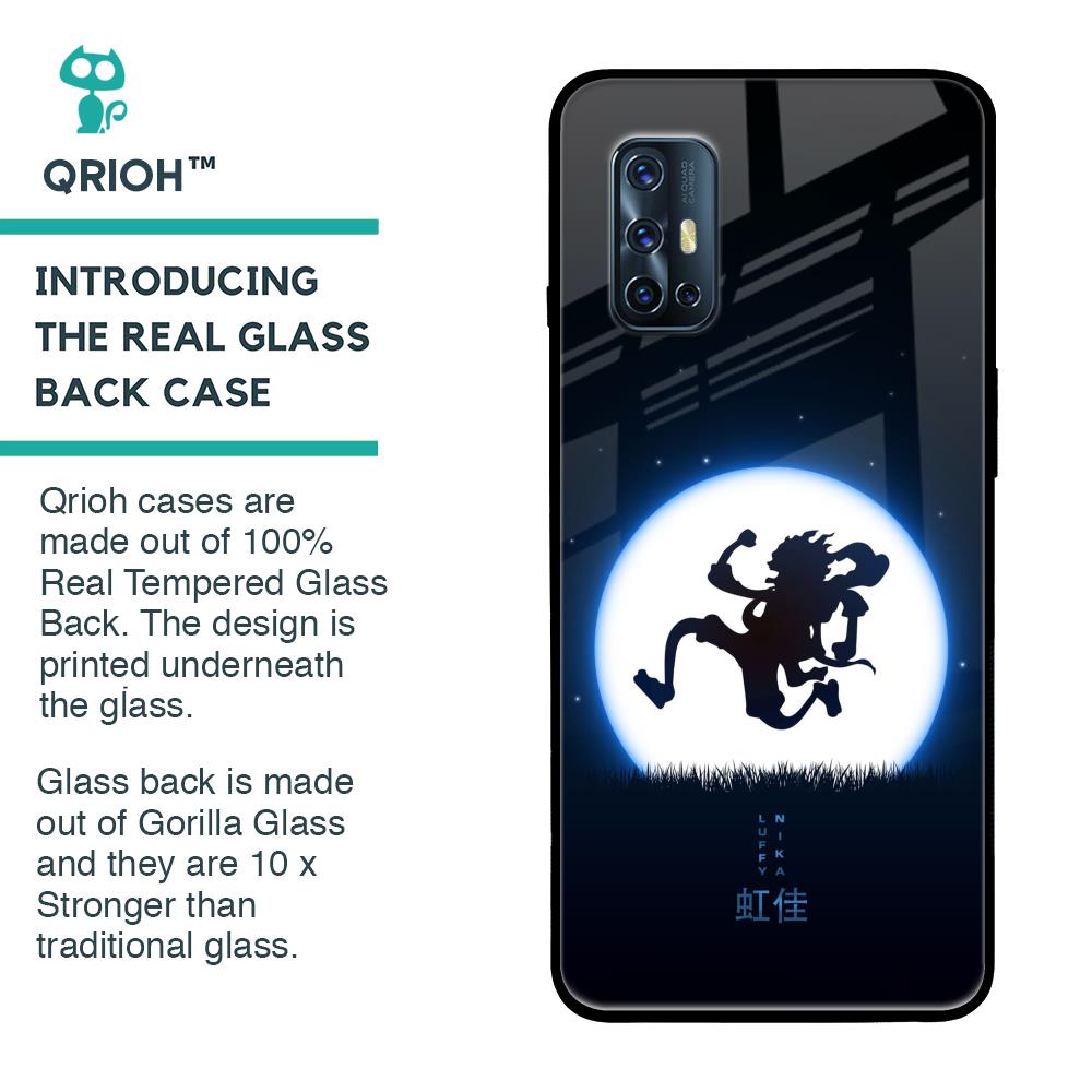 Luffy Nika Glass Case for Vivo V17