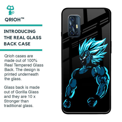 Pumped Up Anime Glass Case for Vivo V17