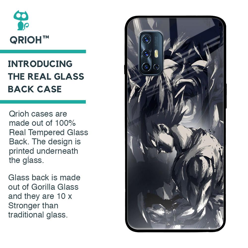 Sketch Art DB Glass Case for Vivo V17