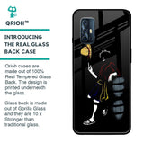 Luffy Line Art Glass Case for Vivo V17