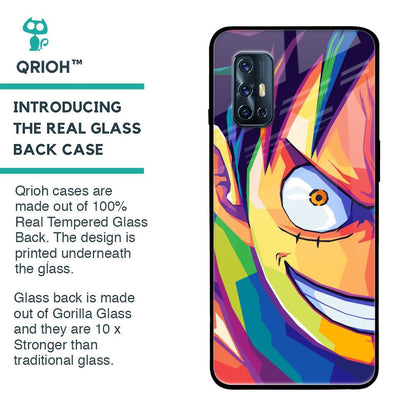 Monkey Wpap Pop Art Glass Case for Vivo V17