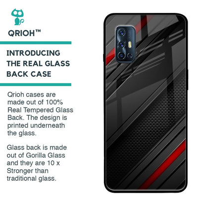 Modern Abstract Glass Case for Vivo V17