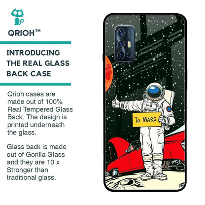 Astronaut on Mars Glass Case for Vivo V17