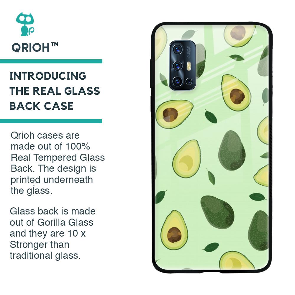 Pears Green Glass Case For Vivo V17